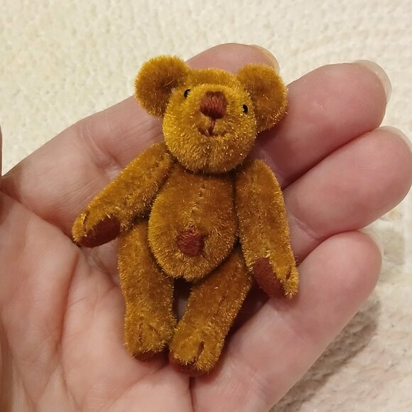 90's Vintage Miniature Fully Jointed Teddy Bear Bundle - Picture 12 of 16
